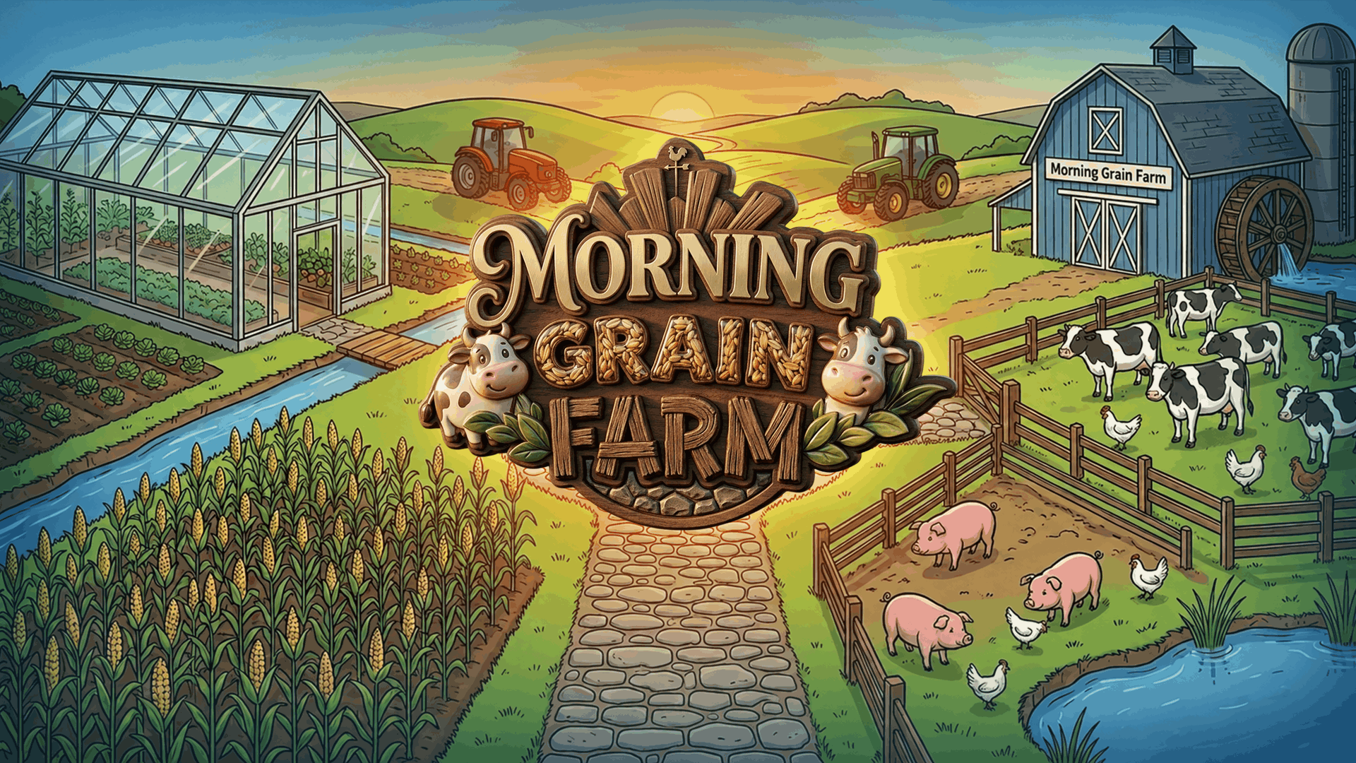 Morning Grain Farm landscape